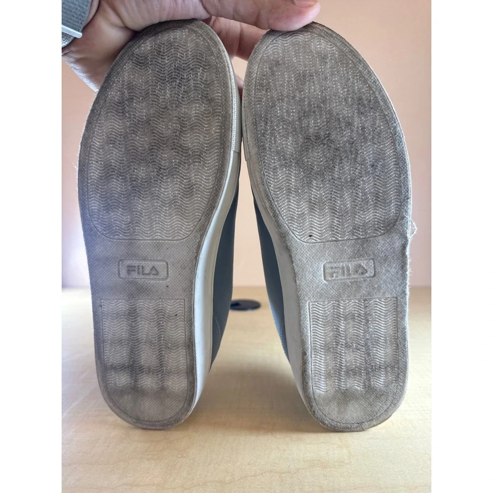 Fila Womens Gray Teal Low Top Sneakers Size 8 SC60352-253 Casual Shoes